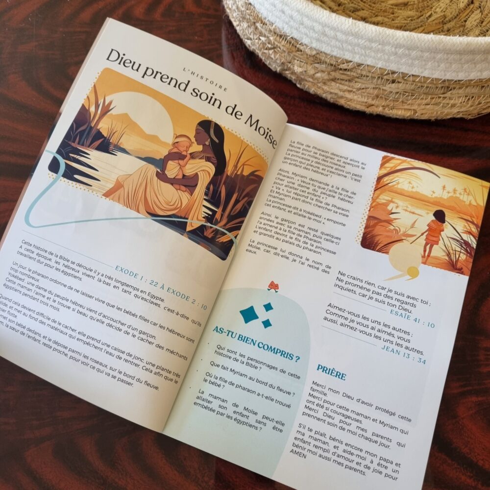 Minilek mag' - magazine chrétien famille, enfance foi - histoire biblique moïse
