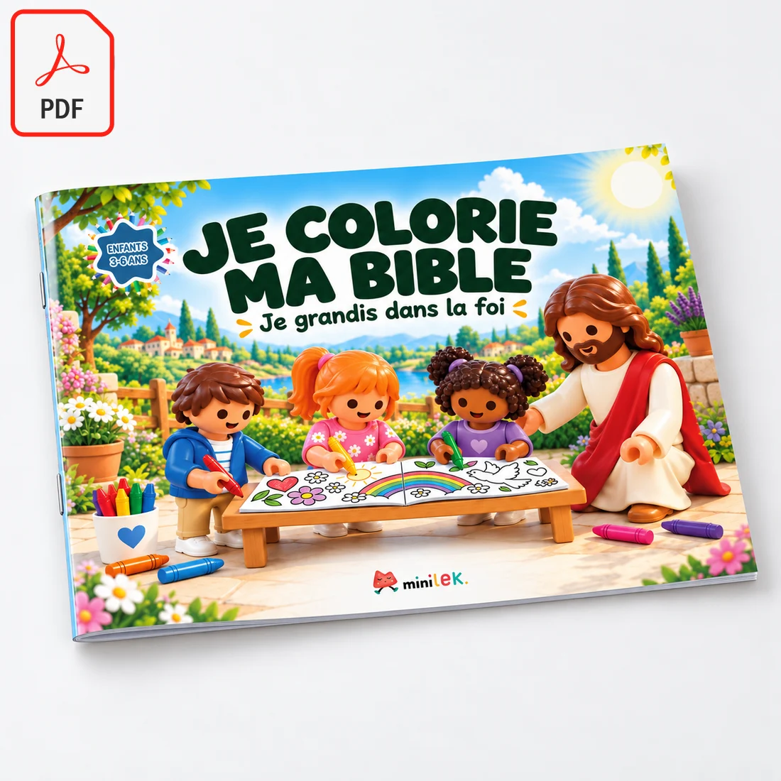 Coloriages chrétiens à imprimer Je colorie ma Bible Octobre 2026, version PDF